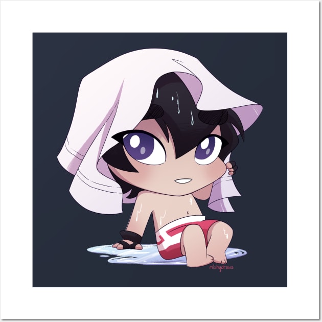 Pool Keith Chibi Wall Art by mishydraws